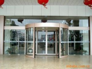 revolving door size